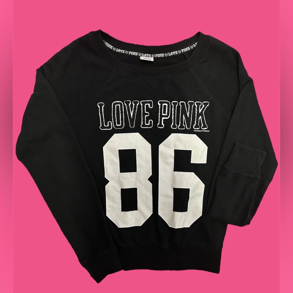 victoria’s secret pink crew neck sweatshirt